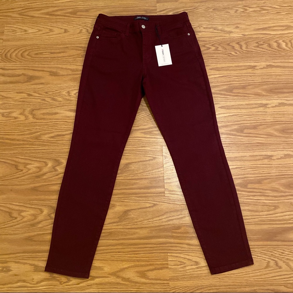 FranDemin Maroon Jeans    NWT